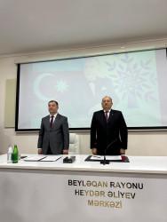 “Konstitusiya və Suverenlik İli” çərçivəsində Yeni Azərbaycan Partiyasının yaradılmasının 33-cü ildönümünə həsr olunmuş tədbir keçirildi.