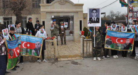 Vətən müharibəsi şəhidi Xudiyev Toğrulun doğum günü qeyd olunub.