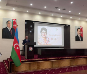 Beyləqanda Zərifə Əliyevanın anadan olmasının 103 illiyinə həsr olunmuş tədbir keçirilib