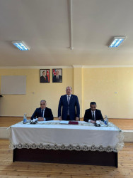 Beyləqan Rayon İcra Hakimiyyətinin başçısı Əziz Əzizov Birinci Aşıqlı kəndində vətəndaşlarla növbəti səyyar qəbul-görüş keçirib.