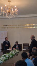 Beyləqanda sahibkarlarla görüş keçirilmişdir.