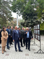 Müstəqilliyin Bərpası Günü ərəfəsində Beyləqanda fərdi fotosərgi keçirilib