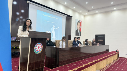 “Uşaqlara kitab verək, həyat yükü yox: erkən evliliyə birlikdə yox deyək” mövzusunda maarifləndirici tədbir keçirilib.