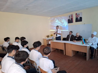 “Narkomaniya əsrin bəlasıdır” mövzusunda maarifləndirici görüş təşkil edilib.