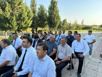 Xaçınabad qəsəbəsində səyyar qəbul-görüş keçirildi