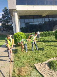 Beyləqan rayonu ərazisində abadlıq, təmizlik və yaşıllaşdırma işləri planlı şəkildə davam etdirilir.