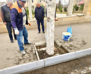 Beyləqan rayonunda təmir və abadlıq işləri davam etdirilir