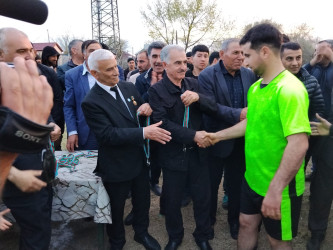 Beyləqanda şəhidlərin xatirəsinə həsr olunmuş futbol turniri keçirilib