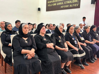 Beyləqanda antiterror şəhidi Fəti Fətizadənin xatirəsinə həsr olunmuş tədbir keçirilib