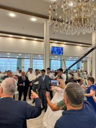 Beyləqan Rayon İcra Hakimiyyətinin başçısı şəhid qardaşının toy mərasimində iştirak edib