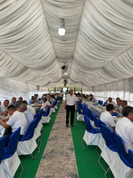 Beyləqan Rayon İcra Hakimiyyətinin başçısı şəhid ailəsinə baş sağlığı verib