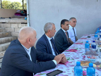 Birinci Qarabağ müharibəsi şəhidinin ailəsi ziyarət olunub