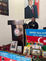 Şəhid Quliyev Barat Nizami oğlunun xatirəsinə həsr olunmuş tədbir keçirildi