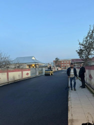 Beyləqan rayonunda yol infrastrukturu yenilənməsi davam etdirilir