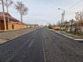 Beyləqanda yol infrastrukturun yenilənməsi davam etdirilir