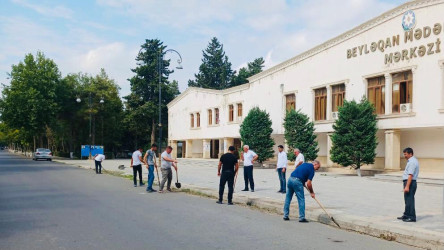 Beyləqan rayonunda “Yaşıl dünya naminə həmrəylik ili” çərçivəsində ümumrayon iməcliyi keçirilib.