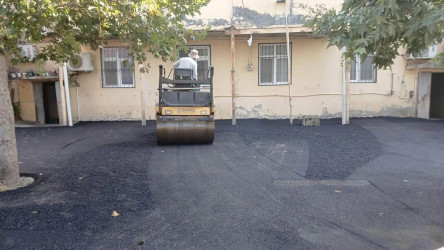 Beyləqan şəhərində abadlıq-quruculuq işləri uğurla davam etdirilir