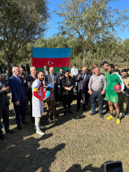 Qəhrəmanlı qəsəbəsində şəhid Pərvin Əliyevin xatirəsinə həsr olunmuş futbol turniri keçirildi.