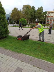 Beyləqan rayonunda abadlıq və təmizlik işləri davam etdirilir