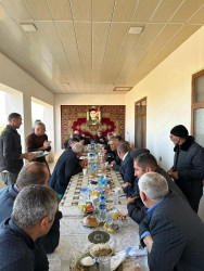 Rayon rəhbəri bu gün daha bir Vətən Müharibəsi şəhidi Dadaşov Seyfəddin Məhyəddin oğlunun ildönümü ilə əlaqədar keçirilən məclisdə iştirak edib.