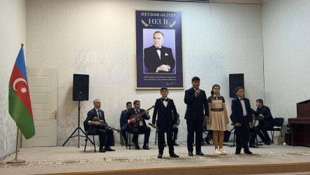 Beyləqanda “Ümummilli Lider Heydər Əliyev müasir müstəqil Azərbaycanın banisidir” adlı möhtəşəm tədbir keçirilib.