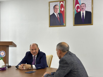 7 may 2025-ci il tarixində Beyləqan Rayon İcra Hakimiyyətində vətəndaşların qəbulu keçirilib.