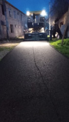 Beyləqan şəhərində asfaltlanma işləri davam edir