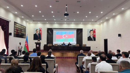 Beyləqanda Su Təsərrüfatı və Meliorasiya İşçilərinin Peşə Bayramı qeyd olunmuşdur.