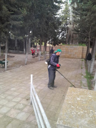 Beyləqanda abadlıq və təmizlik işləri davam edir