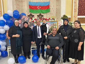 Atasının adını daşıyan Şəhid övladının doğum günü qeyd edildi.
