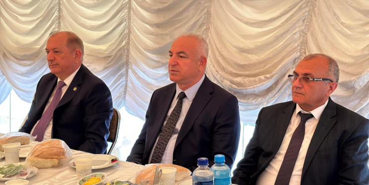 Beyləqan Rayon İcra Hakimiyyətinin başçısı Vətən Müharibəsi qazisinin anasının yas mərasimində iştirak edib