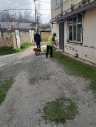 Beyləqanda abadlıq və təmizlik işləri davam edir