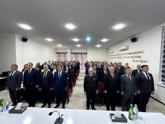 “Konstitusiya və Suverenlik İli” çərçivəsində Yeni Azərbaycan Partiyasının yaradılmasının 33-cü ildönümünə həsr olunmuş tədbir keçirildi.
