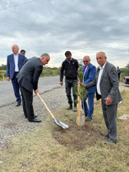 27 sentyabr - Anım Günü münasibəti ilə Beyləqan rayonunda ağacəkmə aksiyası keçirilmişdir.