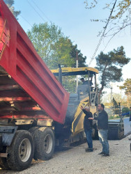 Beyləqanda yol infrastrukturu mərhələli şəkildə yenilənir.