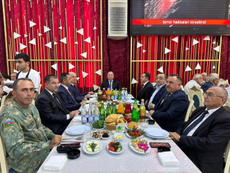 Beyləqanda Anım Günü ilə əlaqədar şəhidlərin xatirəsinə ehsan süfrəsi təşkil olunub