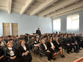 “Narkomaniyaya “yox” deyək!” adlı maarifləndirici görüşlər təşkil olunub