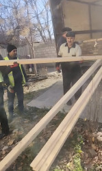 Beyləqanda yanğın hadisəsi baş vermiş yaşayış binasında bərpa işlərinə başlanılıb