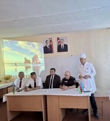 “Narkomaniya əsrin bəlasıdır” mövzusunda maarifləndirici görüş təşkil edilib.