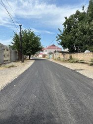 Beyləqan şəhəri Habil Hacıyev küçəsində asfaltlanma işləri yekunlaşıb