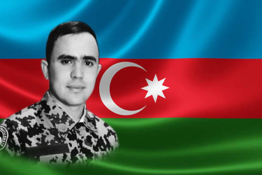 Şəhid Vəliyev Fərid Güloğlan oğlunun mövludu məzarı başında qeyd olunub.