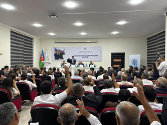 Yeni Azərbaycan Partiyası Beyləqan rayon təşkilatının XII hesabat konfransı keçirilib.