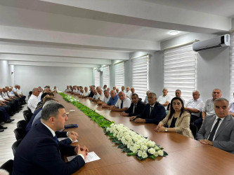 Beyləqanda Rayon Ağsaqqallar Şurasının hesabat konfransı keçirilib