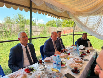 Beyləqanda Qarabağ müharibəsi əlilinin ailəsinə başsağlığı verilib