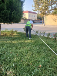 Beyləqan rayonunda abadlıq və təmizlik işləri davam etdirilir