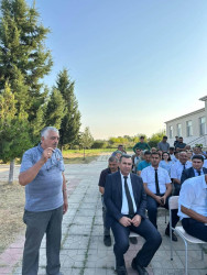 Xaçınabad qəsəbəsində səyyar qəbul-görüş keçirildi