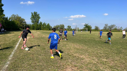 Beyləqan rayonunda şəhidlərin xatirəsinə həsr olunmuş futbol yarışı keçirilib.