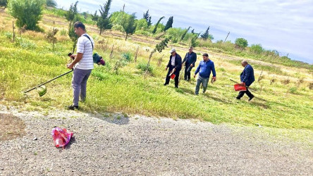 Beyləqan rayonunda ekoloji mühitin yaxşılaşdırılması məqsədilə təmizlik və abadlıq işləri davam edir.