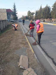 Beyləqanda rayonunda abadlıq işləri davam etdirilir.