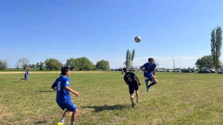 Beyləqan rayonunda şəhidlərin xatirəsinə həsr olunmuş futbol yarışı keçirilib.